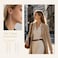 UAIAGM 2 Pairs Threader Earrings for Women Sterling Gold and Silver Duster Chain Threaded Earring Lightweight Double Piercing Earings Thread Ear Cool Western Style Chain Earring