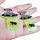 BOGZON UFO Aliens Acrylic Earrings Jewelry Multiple Styles B