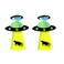 BOGZON UFO Aliens Acrylic Earrings Jewelry Multiple Styles B