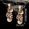 JNONL Unique Handmade Bohemian Round Leopard Acrylic Dangle Drop Earrings Statement Vintage 60s 70s Long Chain Resin Disk Stud Earrings for Women Boho Lightweight Summer Beach Jewelry Leopard Print