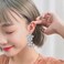 Vavhoo Bohemian Daisy Flower Matte Floral Petal Drop Dangle Earrings 3 Layered Tiered for Women Chic Boho Wedding Jewelry Silver