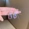 WASAIE Crystal Teardrop Dangle Butterfly Earrings for Women Clear CZ Dangling Statement Earrings Jewelry Gift For Party