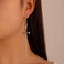 Weenkeey 2 Pairs Gothic Dagger Sword Earrings Retro Long Sword Hook Earrings Punk Knife Dangle Drop Earrings for Women Silver Black