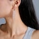 Winssigma Fringe Hoop Dangle Earrings Long Beads Tassel Chain Earrings for Women Sparkly Chandelier EarringsLt Pink