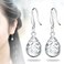 KEETEEN Wishing Tree 925 Sterling Silver Filigree Drop Dangle Earrings for Women Vogue hook