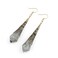 Plumiss Women Handmade Boho Natural Labradorite Stone Dangle Earrings