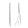 YOQUCOL Boho Tassel Chandelier Earrings Cubic Zirconia Crystal Long Drop Dangle Chain Bohemian Earrings for Women