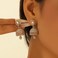 YUEKISEN Boho Indian Bollywood Jhumki Chandelier Bell Bridal Earrings