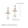 ZHOUMEIWENSP Silver Saturn NANA Earrings Planet Dangle Earrings Space Hypoallergenic Punk Earrings for Women Large Gold