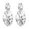 NEPULOY Silver Statement Earrings Hammered Big Drop Dangle Earrings for Women Silver Jewelry