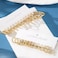 17IF 12 Pairs Gold Hoop Earring Set for Women Chunky Earring Big Small Smooth Surface Trendy Stud Lightweight Twisted Ear Pack