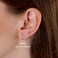 Olivia's Collection 14k White Gold Endless Hoop Earrings 10x10mm
