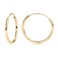 Olivia's Collection 14k Yellow Gold Endless Hoop Earrings 12x10mm
