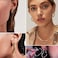 17IF 16 Pairs Golden Hoop Earring Set for Women Chunky Earring Multipack Hypoallergenic Trendy Big Small Hoop Earring Lightweight Twisted Statement Ear Pack