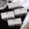 17IF 24 Pairs Black Silver Earring Set For Women Chunky Earring Multipack Punk Trendy Big Small Stud Hoop Earring Lightweight Twisted Pearl Ear Pack For Daily Birthday Party Gift