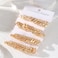 17IF 24 Pairs Gold Earring Set for Women Chunky Earring Multipack Punk Trendy Big Small Stud Hoop Earring Lightweight Twisted Pearl Ear Pack For Daily Birthday Party