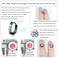 Showself 6MM Mini Hoop Earring Black Tragus Helix Rook Cartilage Micro Ear Hoops Earring Cubic Zirconia CZ Tiny Huggie Hoop Earrings for Women Men 20G