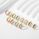 Showself 6MM Mini Hoop Earring Gold Pink Tragus Helix Cartilage Rook Micro Ear Hoops Earring Cubic Zirconia CZ Tiny Huggie Hoop Earrings for Women 20G