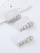 ILGANT 9 Pairs Chunky Silver Earrings Set for Women Trendy Lightweight Silver Hoop Earrings Hypoallergenic Jewelry