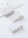 ILGANT 9 Pairs Chunky Silver Earrings Set for Women Trendy Lightweight Silver Hoop Earrings Hypoallergenic Jewelry