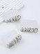 ILGANT 9 Pairs Chunky Silver Earrings Set for Women Trendy Lightweight Silver Hoop Earrings Hypoallergenic Jewelry