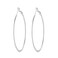 Kokoma 90mm Hoop Earrings for Women White Gold