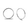 Serenity Sleepers 925 Sterling Silver Solid Seamless Diamond Cut Twist Sleeper Hoop Earrings Small Hinged Thin Handmade 8mm 10mm 12mm 14mm For Women Men 1532 12mm