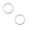 Serenity Sleepers 925 Sterling Silver Solid Seamless Diamond Cut Twist Sleeper Hoop Earrings Small Hinged Thin Handmade 8mm 10mm 12mm 14mm For Women Men 1532 12mm
