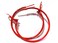 Divas Diggables Color Hoop Earrings Simple Thin Red Hoop Earrings 15 Inch Hoops