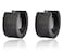 Edforce Stainless Steel Small Hoop Huggie Earrings For Mens Womens Black