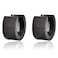 Edforce Stainless Steel Small Hoop Huggie Earrings For Mens Womens Black