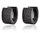 Edforce Stainless Steel Small Hoop Huggie Earrings For Mens Womens Black