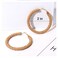 FAERLIIRY Zinc Rattan Hoop Earring Brown Handwoven Wicker Boho Earrings for Women Big Circle Dangle Earrings Ideal Gift for Wedding or Any Special Occasions