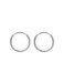 FANSING Earrings for Women Hoop Earrings Trendy Cartilage Earring Hoop Surgical Steel Earrings for Men Silver 10mm