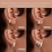 Gokeey Sterling Silver Hoop Earrings Chunky Hypoallergenic 925 Silver Earring Set Small Huggie Earrings for Women Silver Jewelry Stack Pack