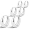 Gokeey Sterling Silver Hoop Earrings Chunky Hypoallergenic 925 Silver Earring Set Small Huggie Earrings for Women Silver Jewelry Stack Pack