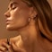 FANDY Gold Hoop Earrings Set for Women 12 Pairs Hypoallergenic LargeBig Thin Thick Gold Hoops Earrings Loop Pack for Birthday Party 40mm50mm
