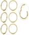 Holfeun 18k Real Gold Plating 8mm Trague Rook Daith Cartilage Piercing Jewelry