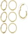 Holfeun 18k Real Gold Plating 8mm Trague Rook Daith Cartilage Piercing Jewelry
