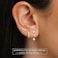 JUNVirtuous 925 Sterling Silver Earrings for Women Hypoallergenic 3 Pair Cubic Zirconia Small Silver Hoop Stud Earrings Sets for Multiple Piercing Stacks Plated Dainty Huggiu Earings Jewelry