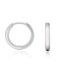 limerencia Limerencia G23 Pure Titanium Hypoallergenic Huggie Hoop Earrings for Women Sensitive Ears 10 Millimeters Silver