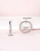 limerencia Limerencia G23 Pure Titanium Hypoallergenic Huggie Hoop Earrings for Women Sensitive Ears 10 Millimeters Silver