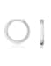 limerencia Limerencia G23 Pure Titanium Hypoallergenic Huggie Hoop Earrings for Women Sensitive Ears 8 Millimeters Silver