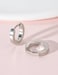 limerencia Limerencia G23 Pure Titanium Hypoallergenic Huggie Hoop Earrings for Women Sensitive Ears 8 Millimeters Silver