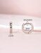 limerencia Limerencia G23 Pure Titanium Hypoallergenic Huggie Hoop Earrings for Women Sensitive Ears 8 Millimeters Silver