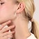 LOUMILEO Large Silver Hoop Earrings for Women Hypoallergenic Sterling Silver Hoop Earrings Lightweight Big Hoops Earring Thin Hoops Earring for Women