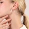 LOUMILEO Large Silver Hoop Earrings for Women Hypoallergenic Sterling Silver Hoop Earrings Lightweight Big Hoops Earring Thin Hoops Earring for Women