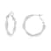 LULII Lulii Silver Hoop Earrings for Women Sterling Silver Chunky Twisted Hoops Earring Hypoallergenic Ear Jewelry
