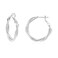 LULII Lulii Silver Hoop Earrings for Women Sterling Silver Chunky Twisted Hoops Earring Hypoallergenic Ear Jewelry
