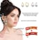 MIFYNN Lymphatic Earrings Halolux Lymphvity Germanium Earrings Gold and Silver Hoops Sparkle CZ Hoop Earrings for Women goldsilver